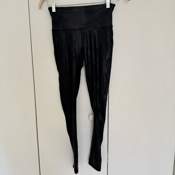 SPANX Faux Leather Pants in Black Medium - Picture 4 of 5